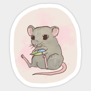 Aquarius mouse Sticker